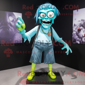 Costume mascotte de Zombie...