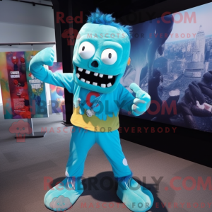 Disfraz de mascota Cyan...