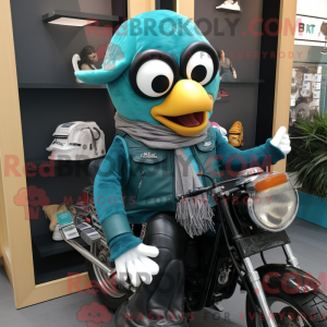 Teal Doctor mascottekostuum...