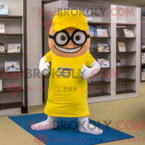 Gul doktor maskot...