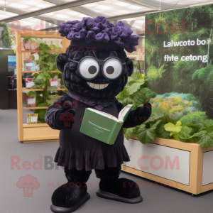 Black Cabbage maskot kostym...