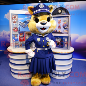 Navy Armbånd maskot kostyme...