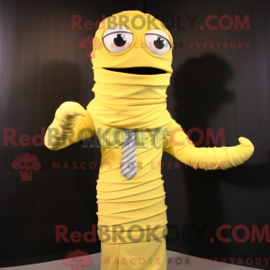 Citrongul Mumie maskot...
