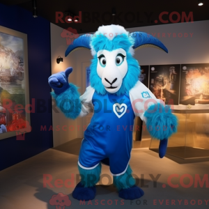 Maskottchenkostüm Blaue...