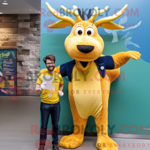 Disfraz de mascota de alce...
