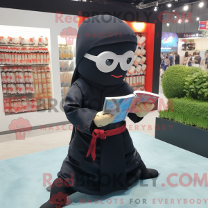 Ninja-mascottekostuumkarakt...
