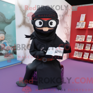 Ninja maskot draktfigur...