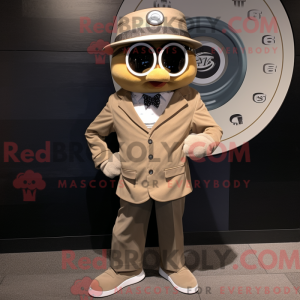 Tan Wrist Watch maskot...