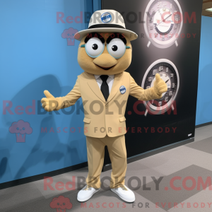 Disfraz de mascota de reloj...