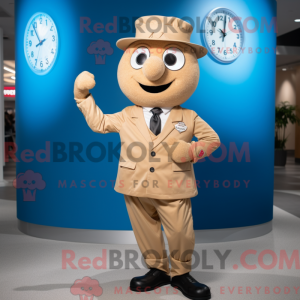 Tan Wrist Watch maskot...