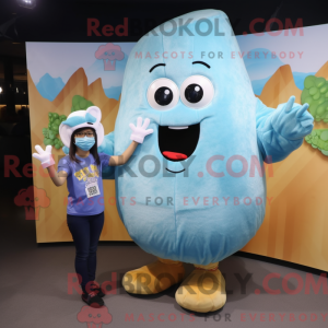 Sky Blue Potato mascot...