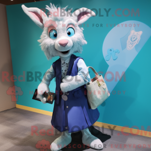 Cyan Angora ged maskot...