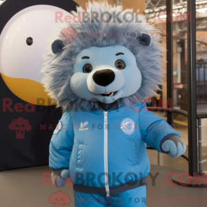 Maskotdraktfigura Sky Blue...