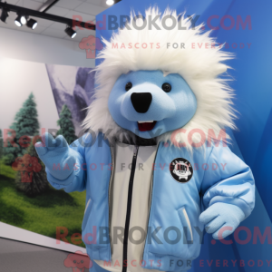 Maskotdraktfigura Sky Blue...