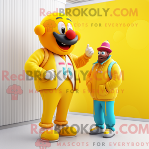 Disfraz de mascota payaso...