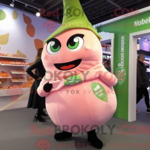 Peach Beanstalk mascot...