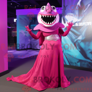 Magenta Megalodon máscara...