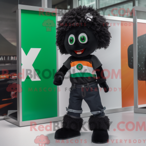 Máscara de bandeira negra...