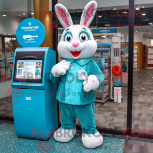 Maskotkostymefigur Cyan...