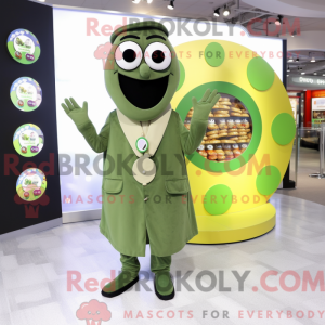 Olive Bagels mascot costume...
