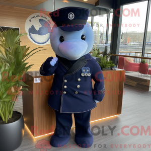 Costume mascotte de narval...