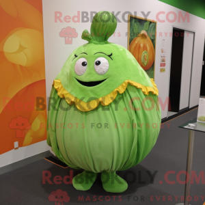 Postava maskota Lime Green...