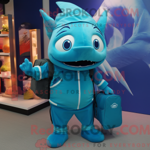 Disfraz de mascota Cyan...