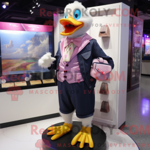 Pink Muscovy Duck mascot...