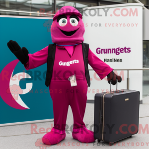 Disfraz de mascota Magenta...