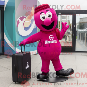 Magenta Guinness maskot...
