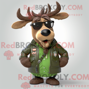 Postava maskota Olive Elk...