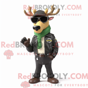 Olive Elk mascot costume...