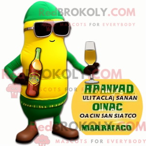Disfraz de mascota botella...