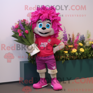 Disfraz de mascota Magenta...
