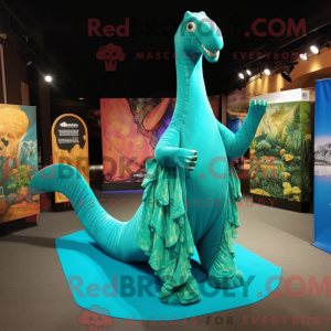 Costume mascotte Diplodocus...
