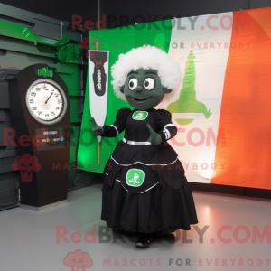 Czarna irlandzka flaga...