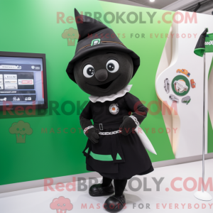 Black Irish Flag mascot...