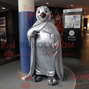 Silver Penguin mascot...