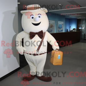 Cream Bottle Of Milk maskot...