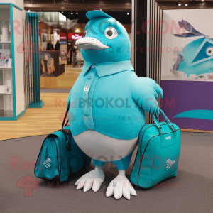 Turquoise Pigeon mascotte...