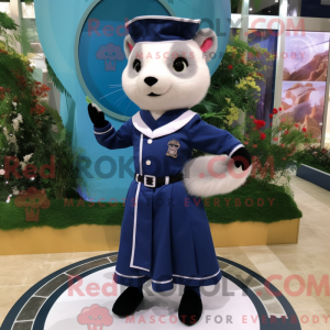 Disfraz de mascota de Navy...
