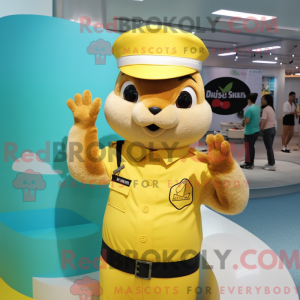 Citrongul Chipmunk maskot...
