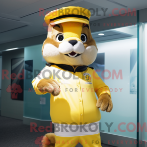 Citrongul Chipmunk maskot...