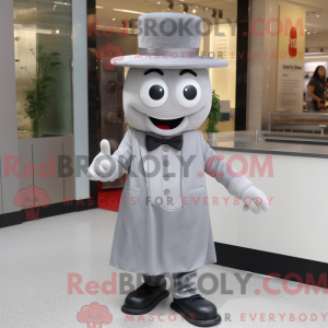 Grå lasagne maskot kostume...