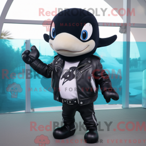 Black Killer Whale mascot...