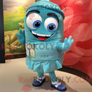 Turquoise Sushi mascot...