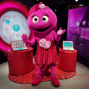 Magenta forlovelsesring...
