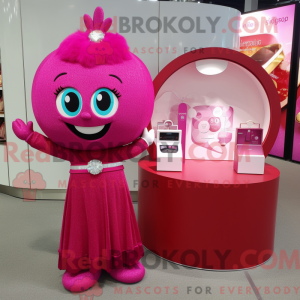 Magenta forlovelsesring...