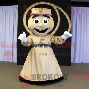 Tan Ring Master mascot...