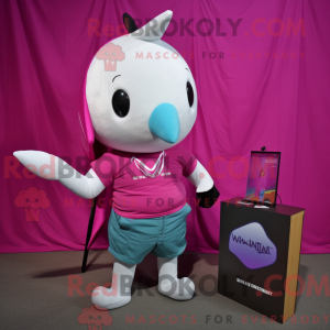 Máscara Magenta Narwhal com...